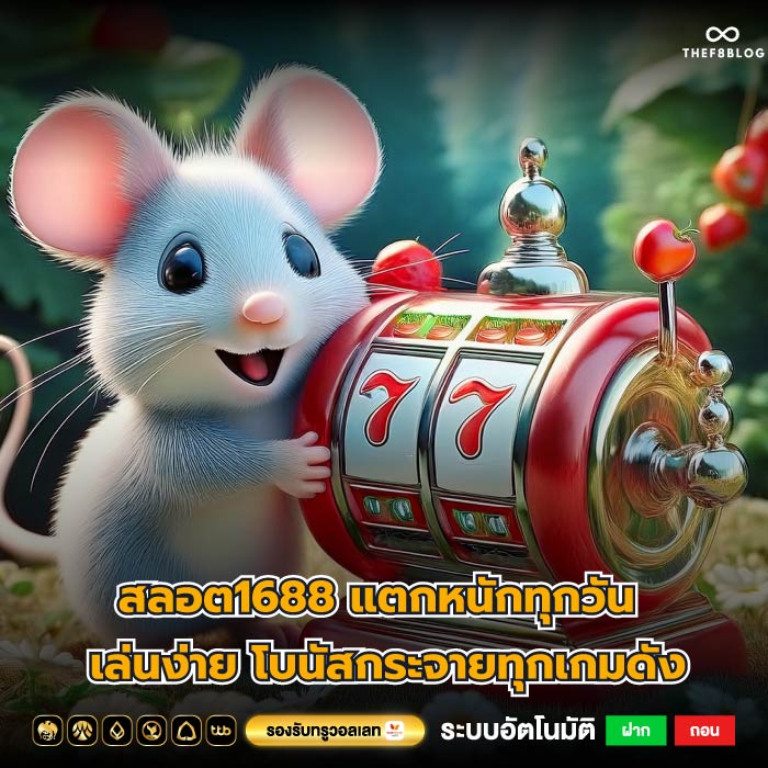 สลอต1688 แตกหนักทุกวัน เล่นง่าย โบนัสกระจายทุกเกมดัง